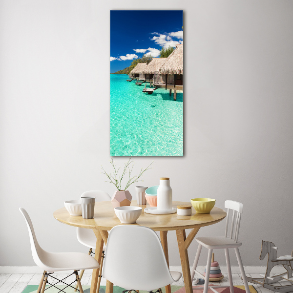 Fotografie imprimată pe sticlă Insula tropicala