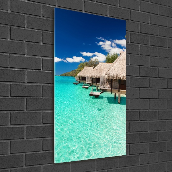 Fotografie imprimată pe sticlă Insula tropicala