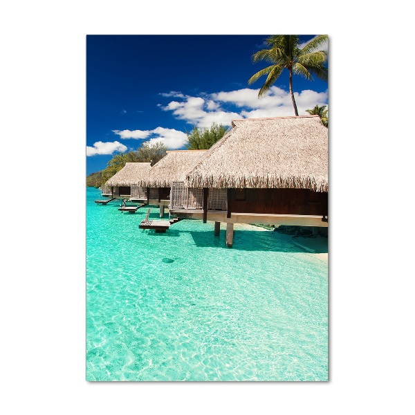 Fotografie imprimată pe sticlă Insula tropicala