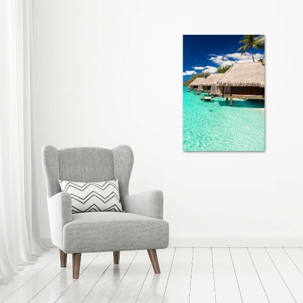 Fotografie imprimată pe sticlă Insula tropicala