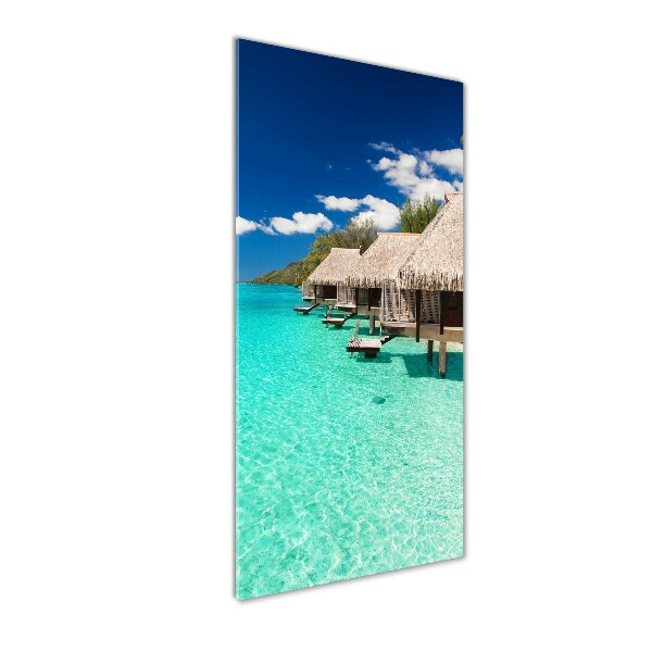 Fotografie imprimată pe sticlă Insula tropicala