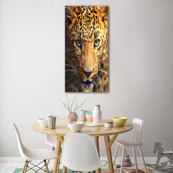 Tablou din Sticlă leopard