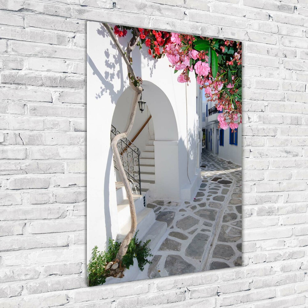 Imagine de sticlă sat grecesc