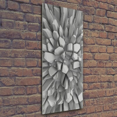 Tablou Printat Pe Sticlă 3D Abstracție