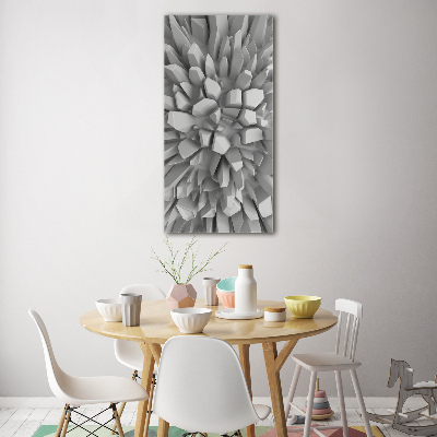 Tablou Printat Pe Sticlă 3D Abstracție