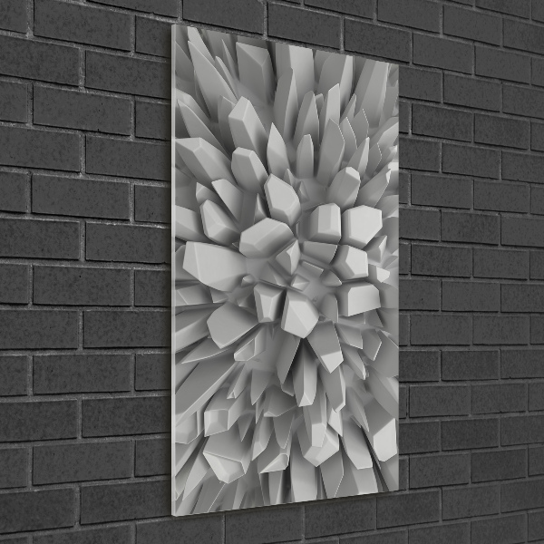 Tablou Printat Pe Sticlă 3D Abstracție