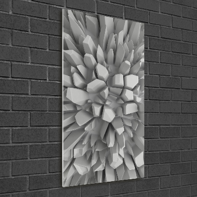 Tablou Printat Pe Sticlă 3D Abstracție
