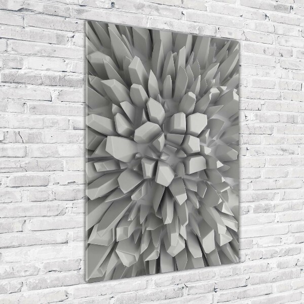 Tablou Printat Pe Sticlă 3D Abstracție