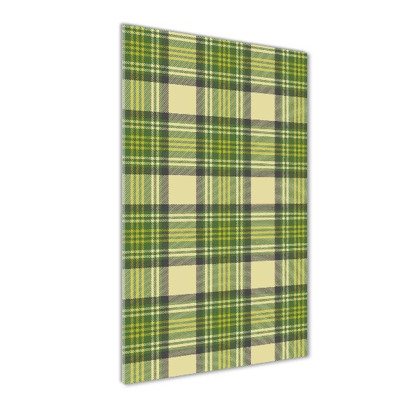 Tablou sticlă grila verde