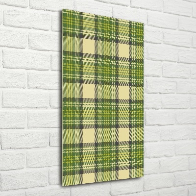 Tablou sticlă grila verde