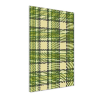 Tablou sticlă grila verde