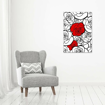 Tablou sticlă Trandafiri