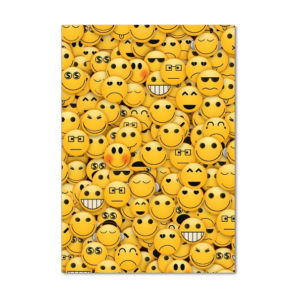 Tablou din Sticlă emoticoane