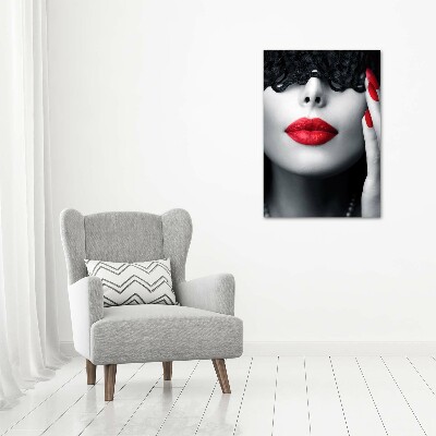 Imagine de sticlă masca dantelă