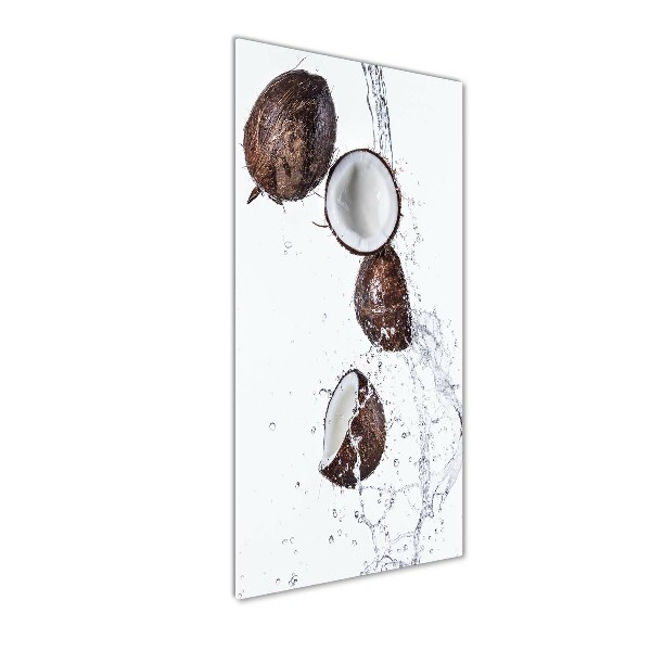 Tablou sticlă nucă de cocos