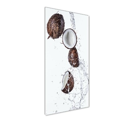 Tablou sticlă nucă de cocos