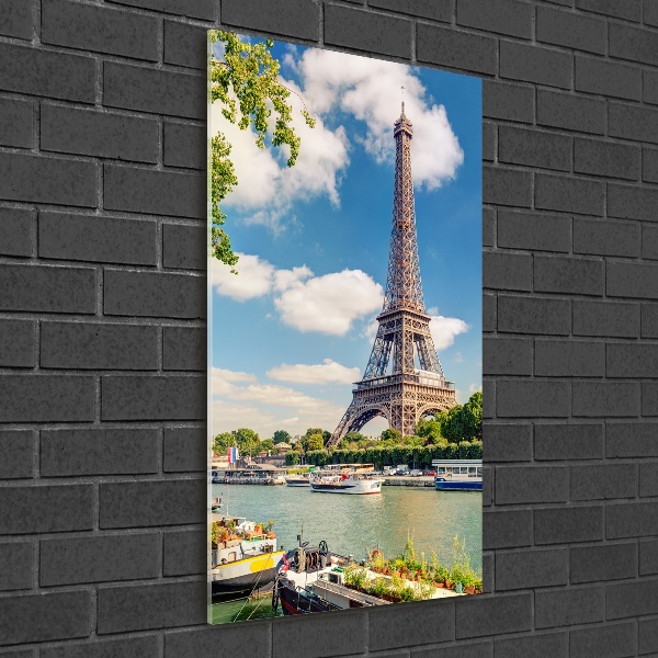 Tablou sticlă Turnul Eiffel din Paris