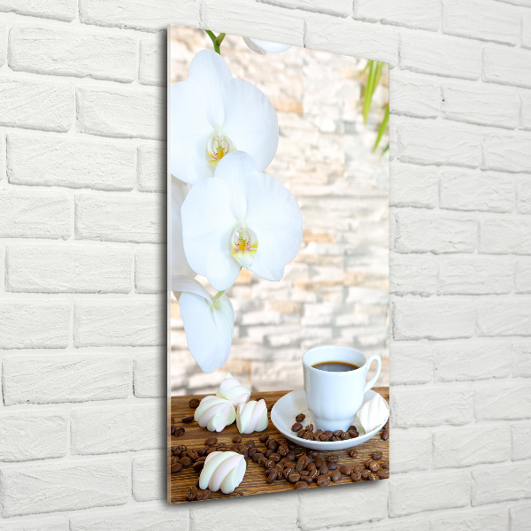 Tablou Printat Pe Sticlă ceașcă de cafea