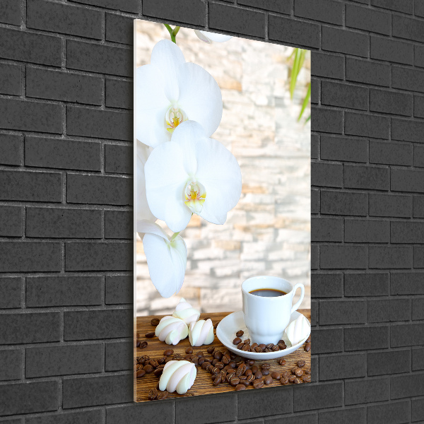 Tablou Printat Pe Sticlă ceașcă de cafea
