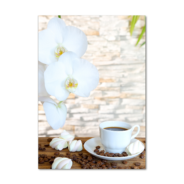 Tablou Printat Pe Sticlă ceașcă de cafea