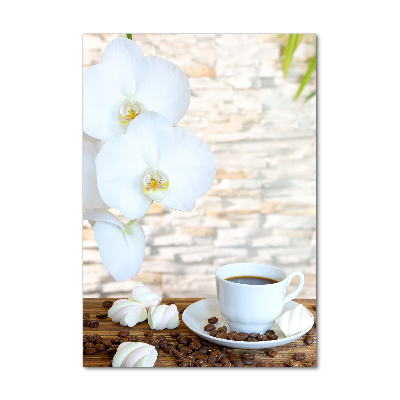 Tablou Printat Pe Sticlă ceașcă de cafea