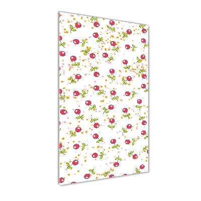 Fotografie imprimată pe sticlă cireșe