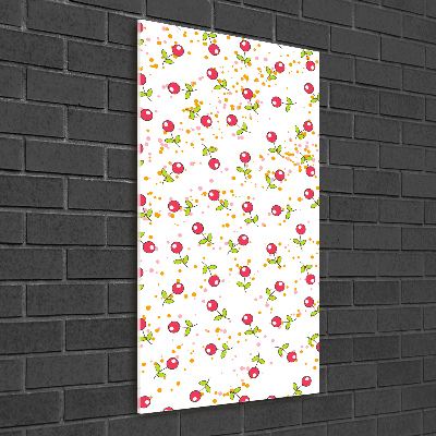 Fotografie imprimată pe sticlă cireșe