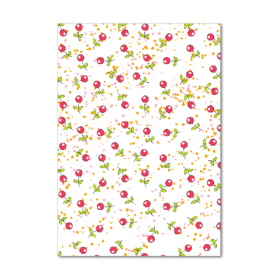 Fotografie imprimată pe sticlă cireșe