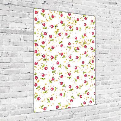Fotografie imprimată pe sticlă cireșe