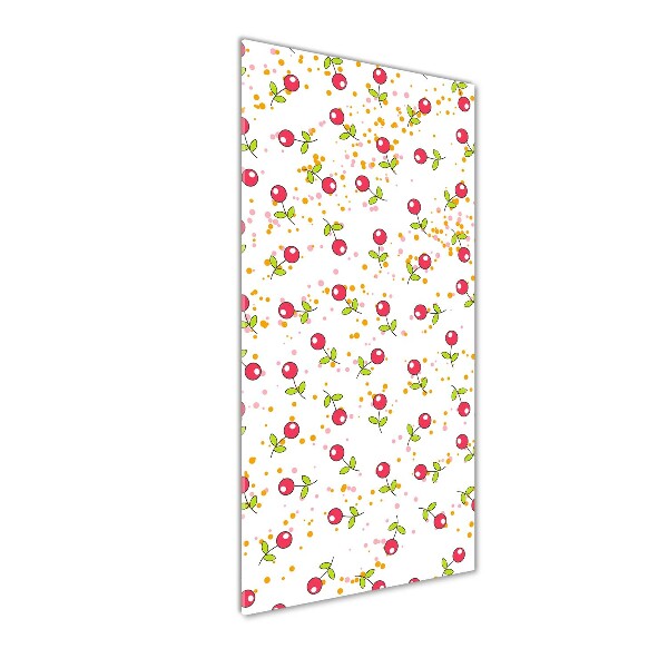 Fotografie imprimată pe sticlă cireșe