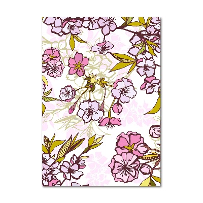 Tablou din Sticlă flori de cireș