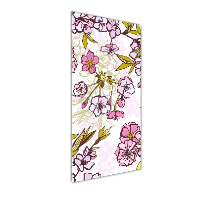 Tablou din Sticlă flori de cireș