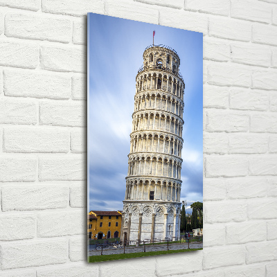 Tablou pe pe sticlă Turnul din Pisa