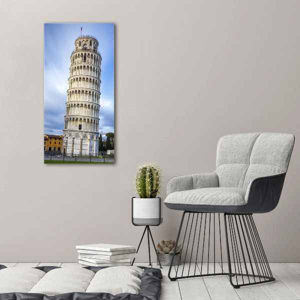 Tablou pe pe sticlă Turnul din Pisa