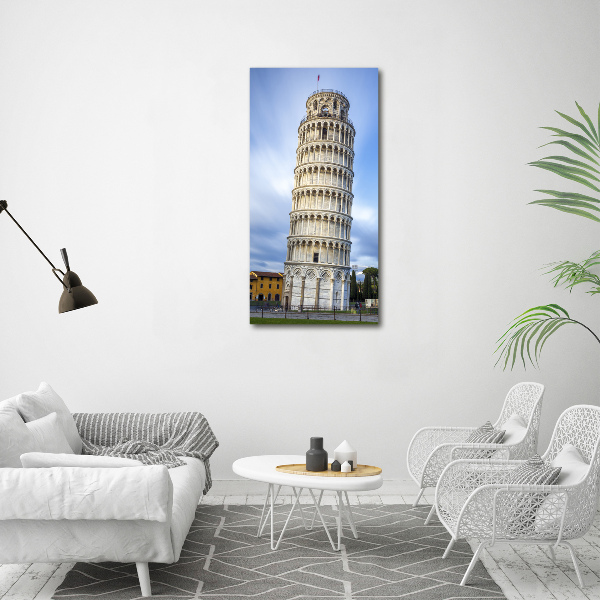Tablou pe pe sticlă Turnul din Pisa
