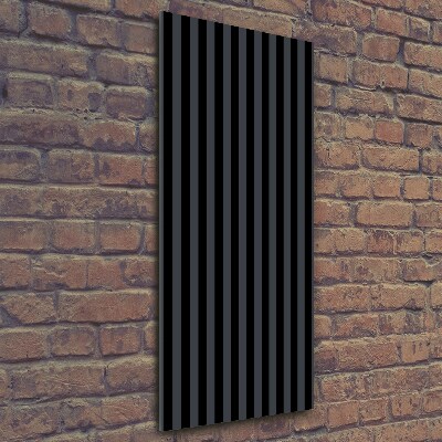 Tablou sticlă dungi negre și gri