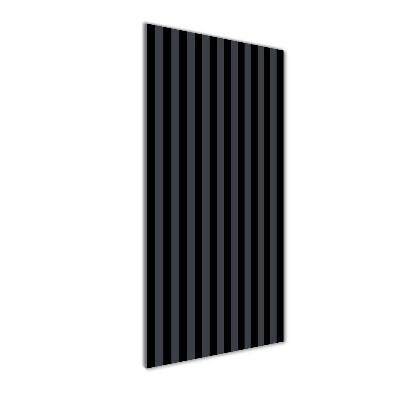 Tablou sticlă dungi negre și gri