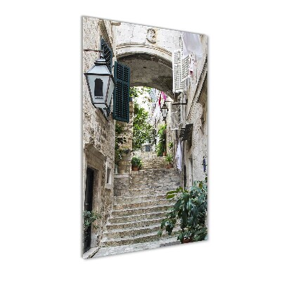 Imagine de sticlă Străzile din Dubrovnik