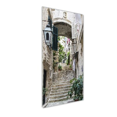 Imagine de sticlă Străzile din Dubrovnik