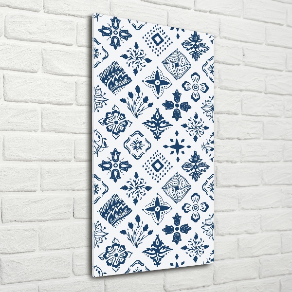 Tablou din Sticlă model floral