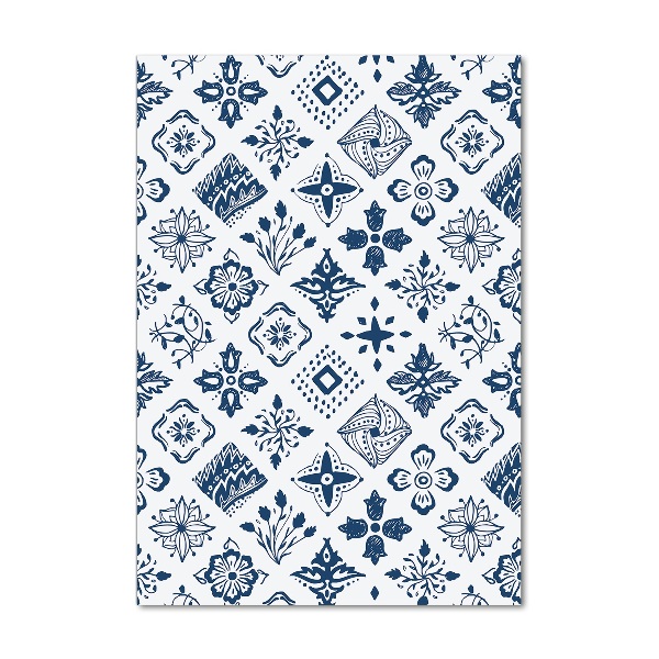 Tablou din Sticlă model floral