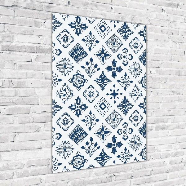 Tablou din Sticlă model floral