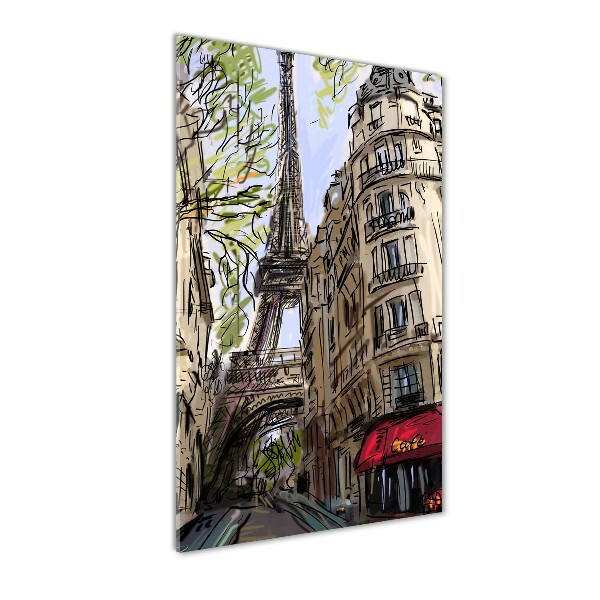 Fotografie imprimată pe sticlă Turnul Eiffel din Paris