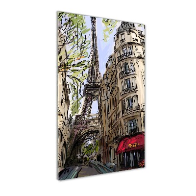 Fotografie imprimată pe sticlă Turnul Eiffel din Paris