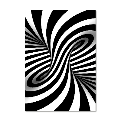 Tablou pe pe sticlă vârtej abstract