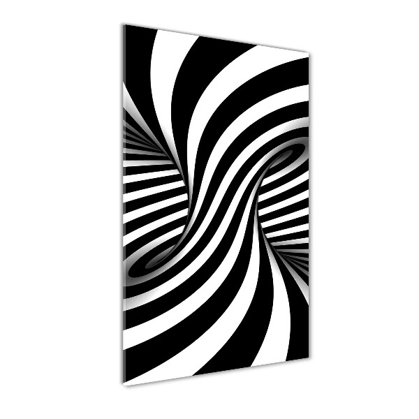 Tablou pe pe sticlă vârtej abstract