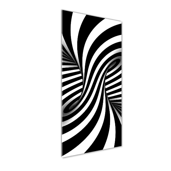 Tablou pe pe sticlă vârtej abstract