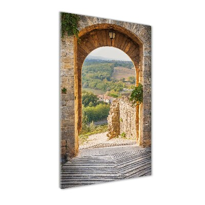 Fotografie imprimată pe sticlă Toscana