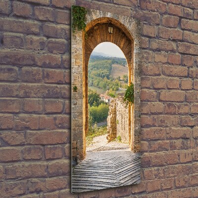 Fotografie imprimată pe sticlă Toscana