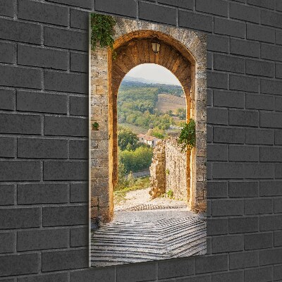 Fotografie imprimată pe sticlă Toscana